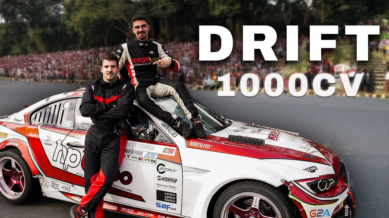 CONDUZI um dos carros de DRIFT mais POTENTES de PORTUGAL | Tiago Paiva