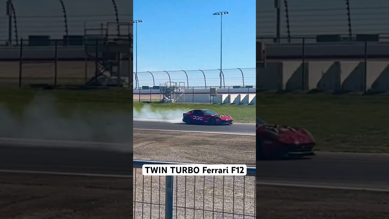 TWIN TURBO Ferrari F12 PURE SOUND #drifting #drift #ferrari #V12 #twinturbo