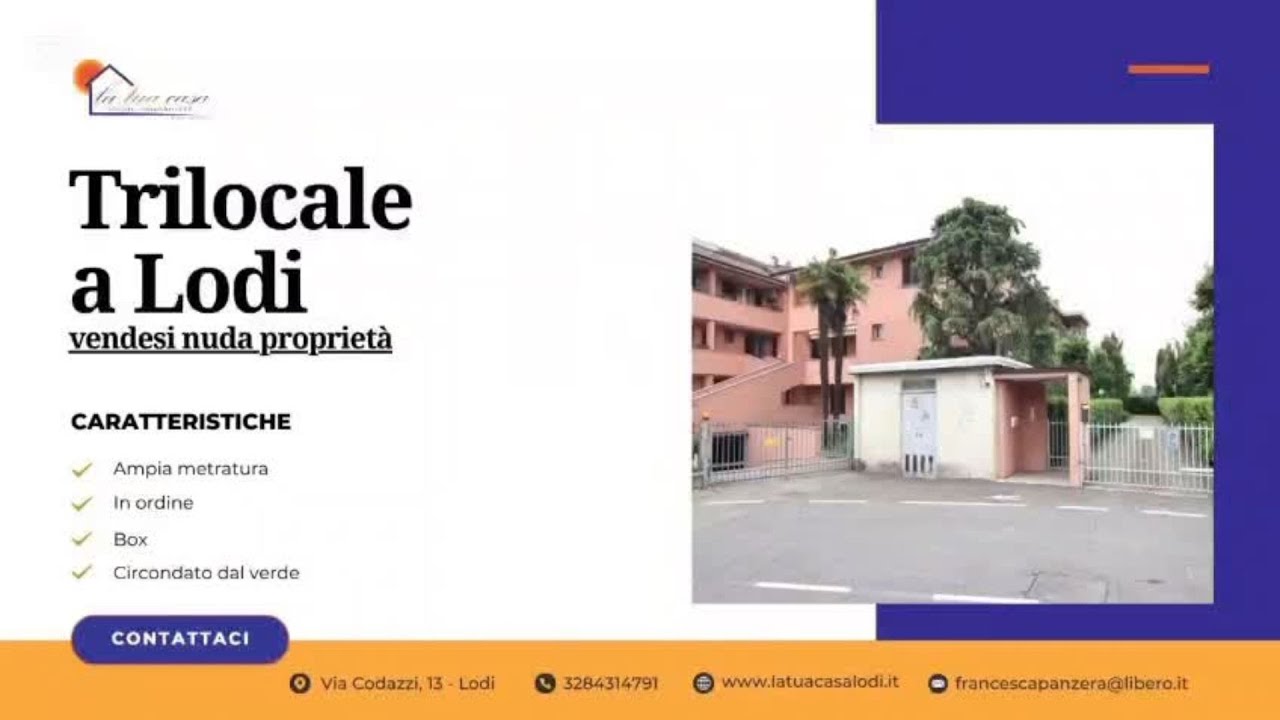 Trilocale a Lodi (vendesi nuda proprietà)