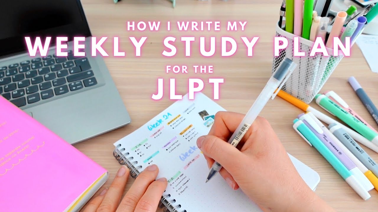 MY WEEKLY JAPANESE STUDY PLAN 🗓 | writing my weekly Japanese study schedule | Japanese study update