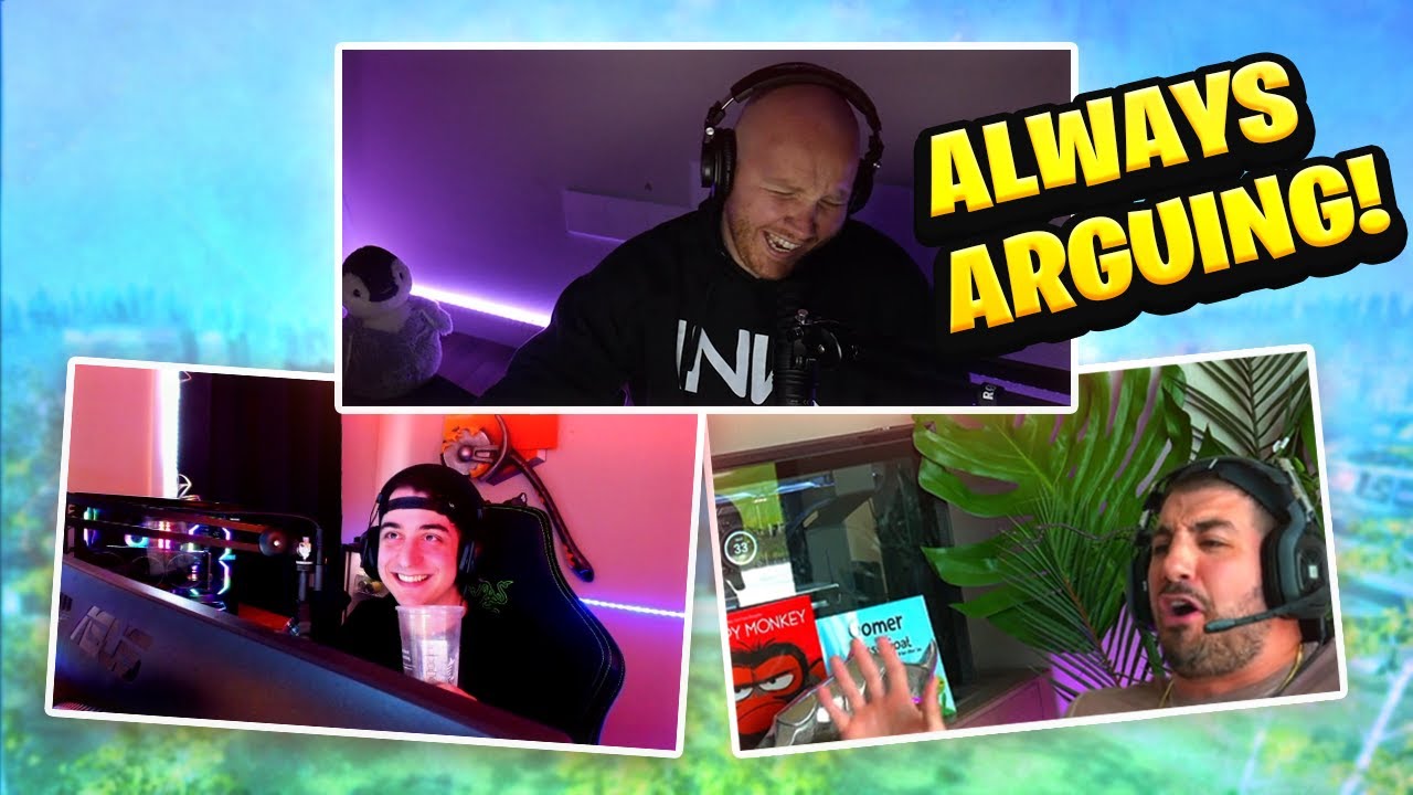 STREAMERS ARGUE OVER WHO HAS TO LEAVE! Ft. Nickmercs, SypherPK, Cloakzy & CourageJD