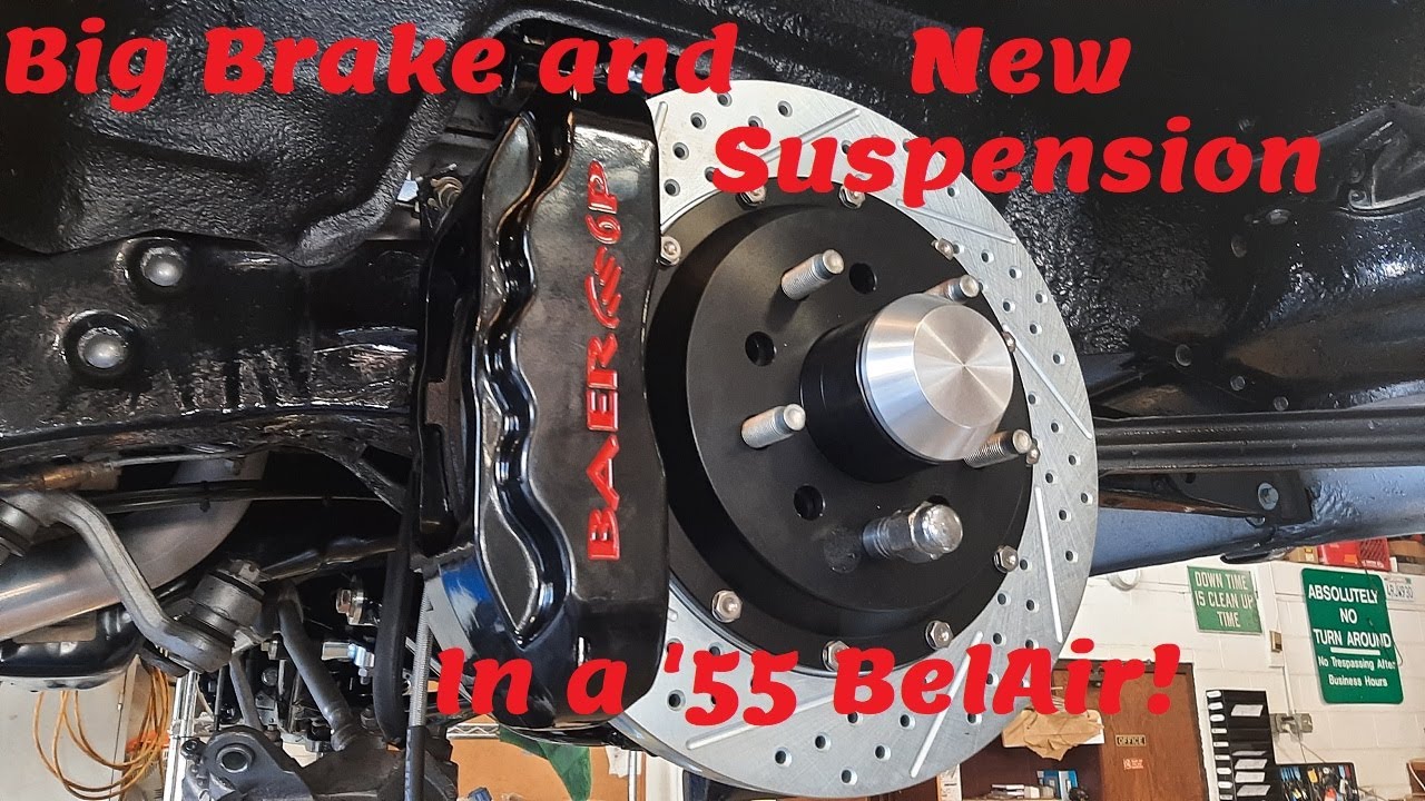 '55 BelAir gets BIG upgrades! Baer Brakes AND full CCP Tubular kit and more! From Lucore Automotive