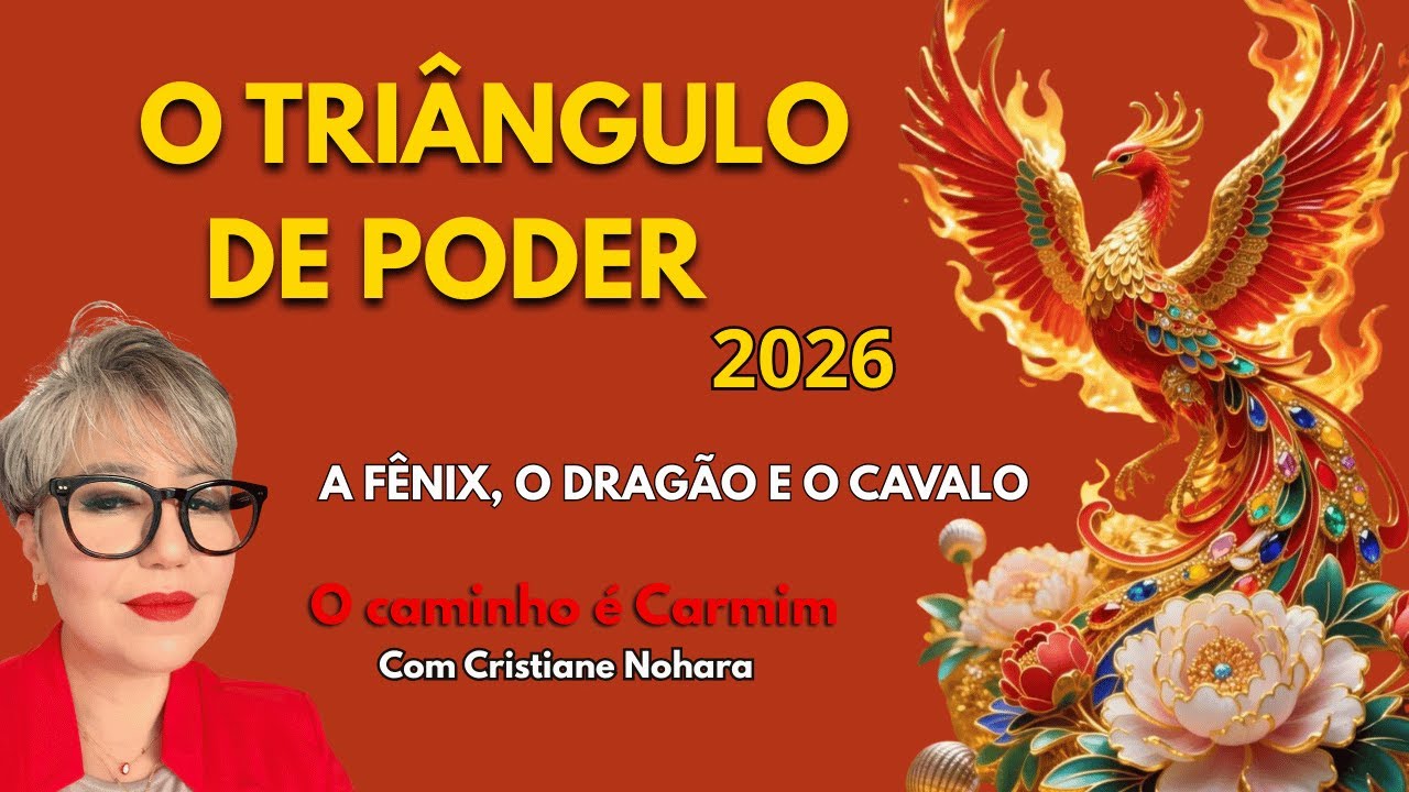 A FÊNIX, O DRAGÃO E O CAVALO: o triangulo de poder para  2026 que ninguém te contou!