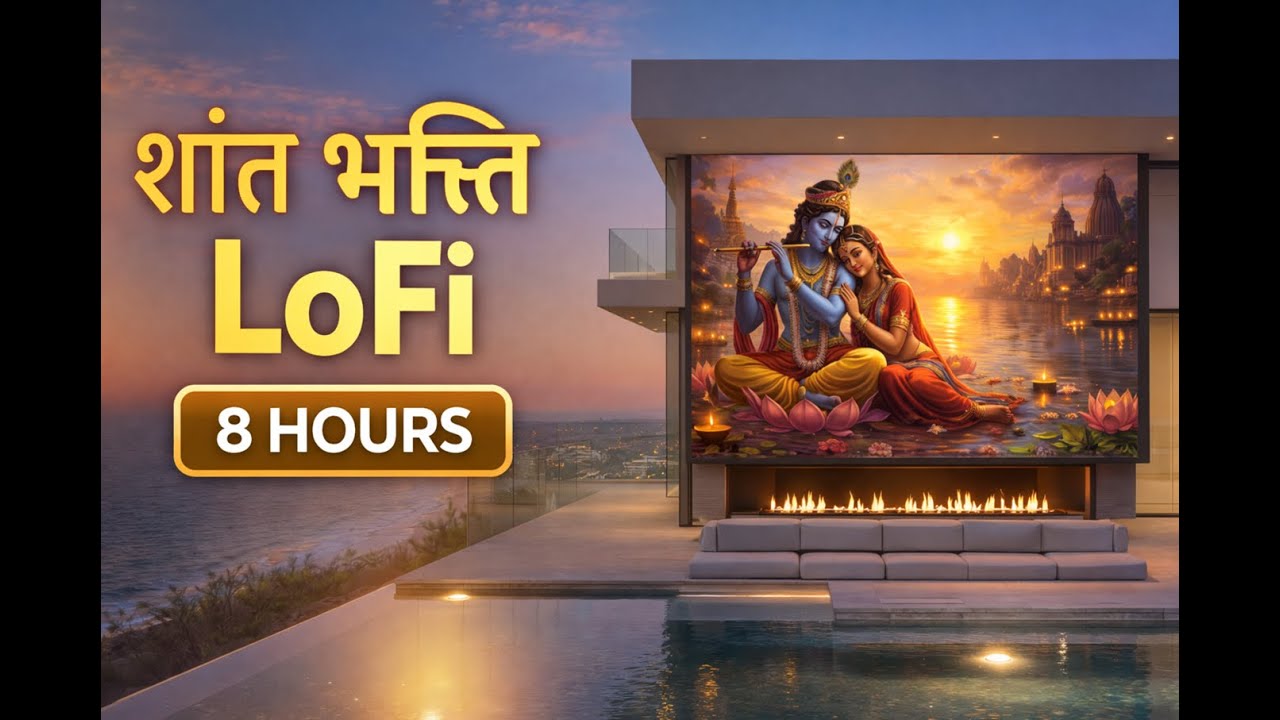 Shanti Bhakti LoFi 8hours ✨ Focus • Study • Calm | शान्ति • भक्ति • LoFi