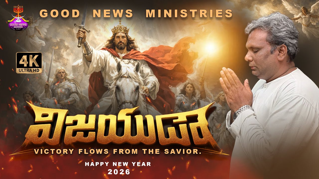VIJAYUDA Official Video | Telugu Christian Song 2026 | Sharon David & Team
