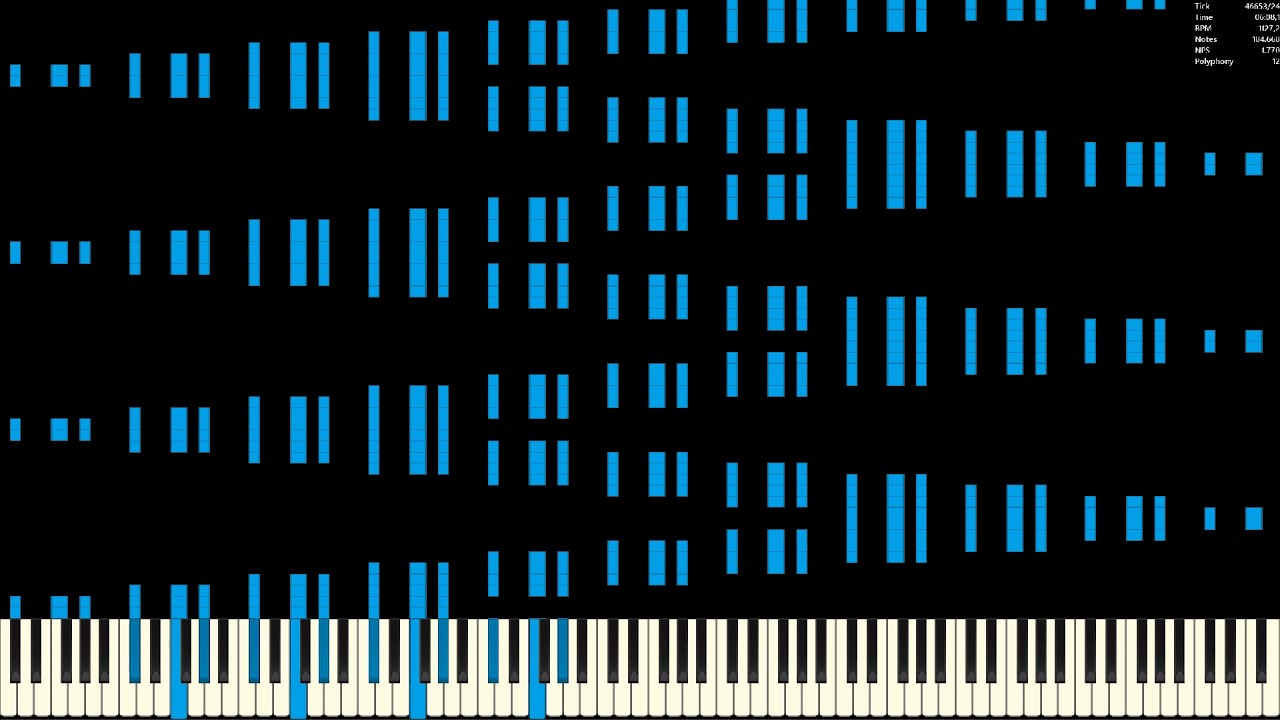 Ultralight MIDI Player. C-sharpmajnut2 (3,112,960 notes)