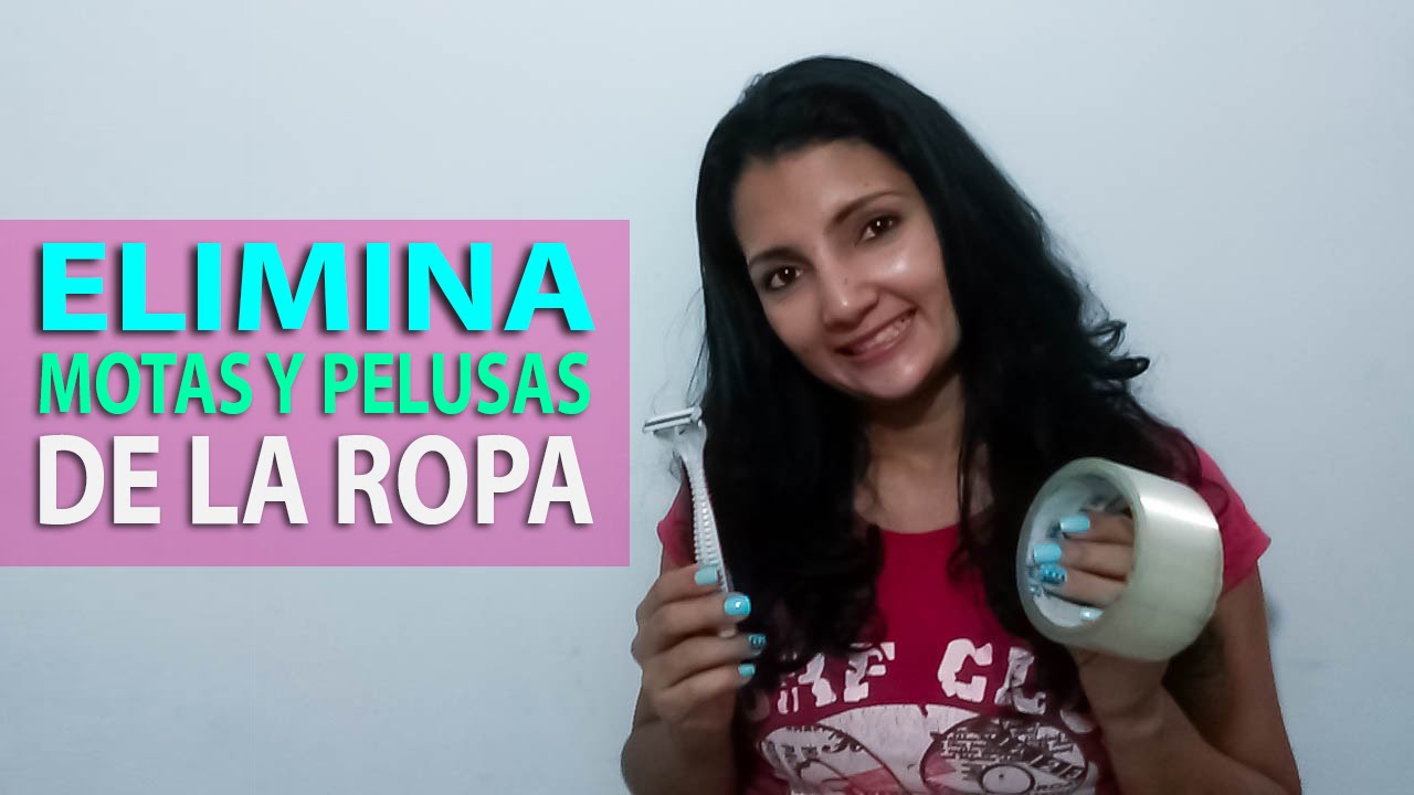 Elimina motas y pelusas de la ropa facilmente
