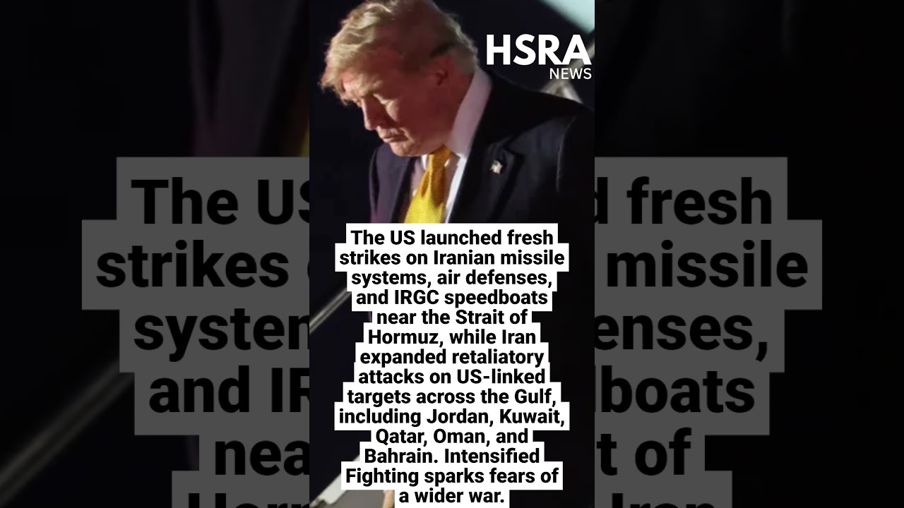 US Strikes Iran Near Strait of Hormuz | Iran Expands Gulf Attacks #shorts #breakingnews #usa #iran