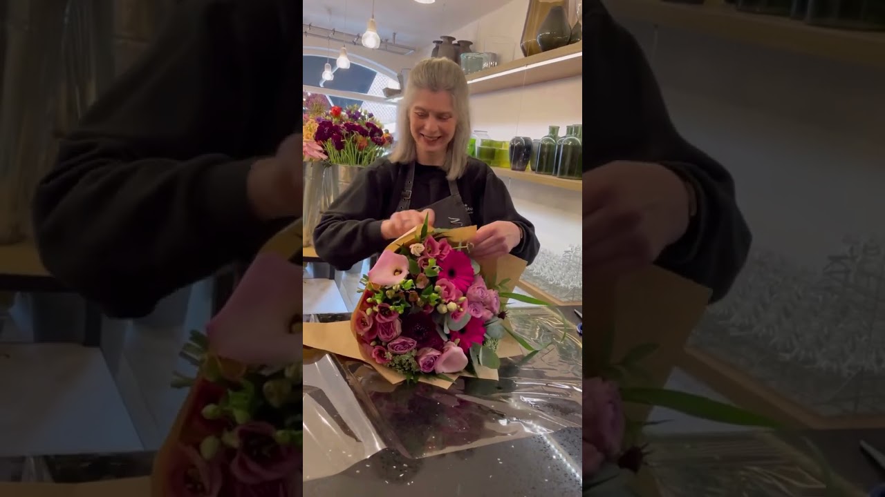 Here&rsquo;s exactly how we hand wrap our fresh flower bouquets