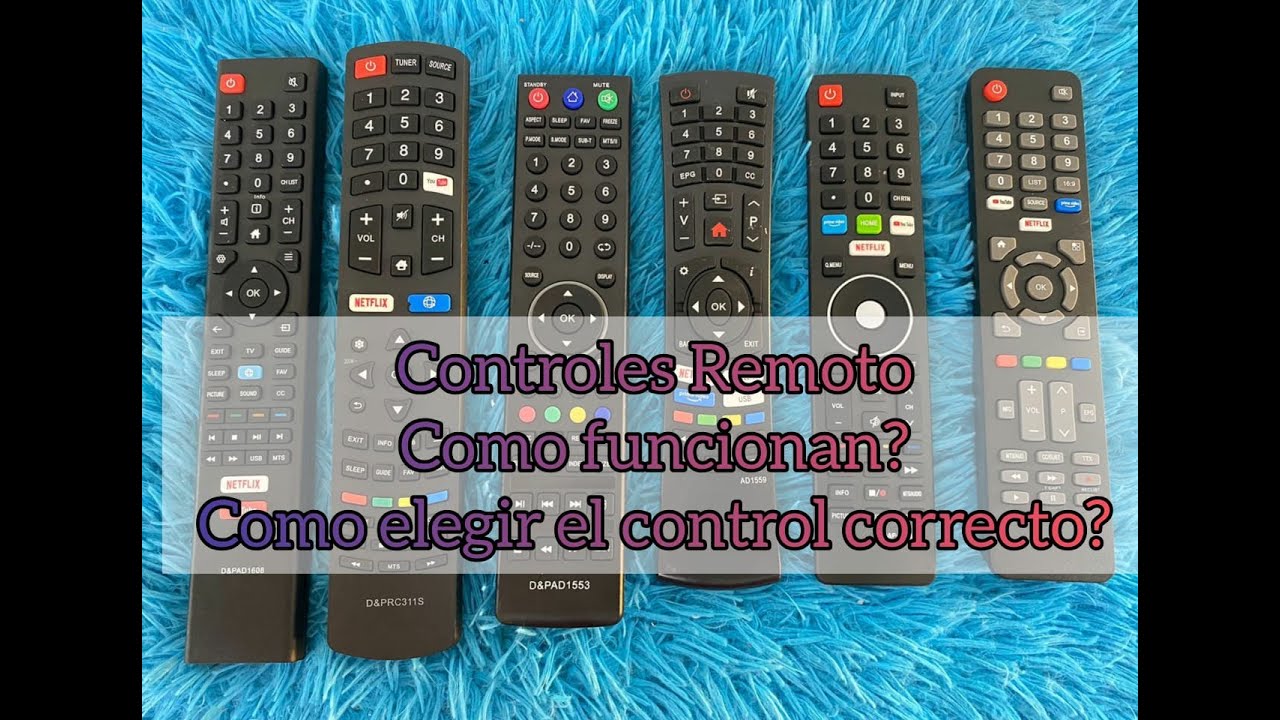 Controles remoto: Como funcionan, diferencias, y todo lo que debo saber antes de comprar uno nuevo