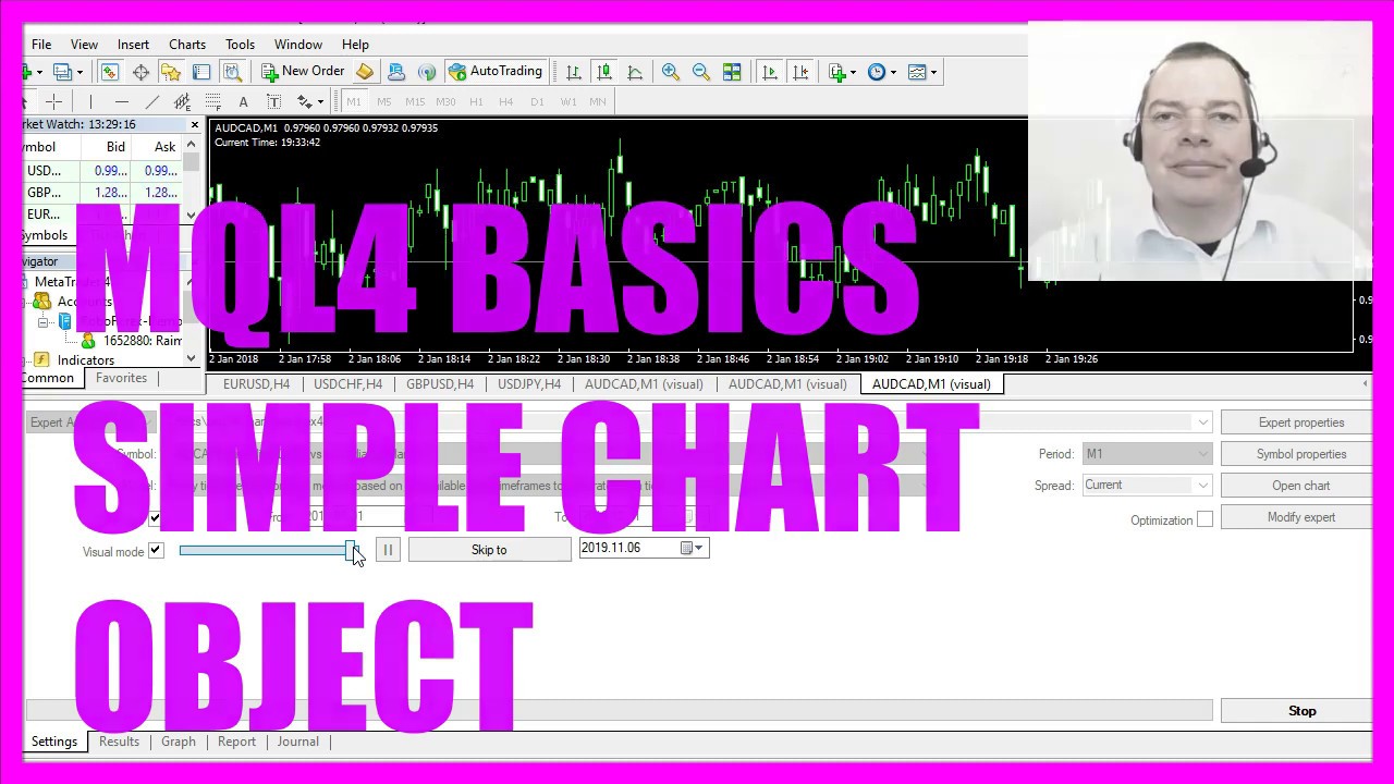 MQL4 TUTORIAL BASICS - 48 SIMPLE CHART OBJECT