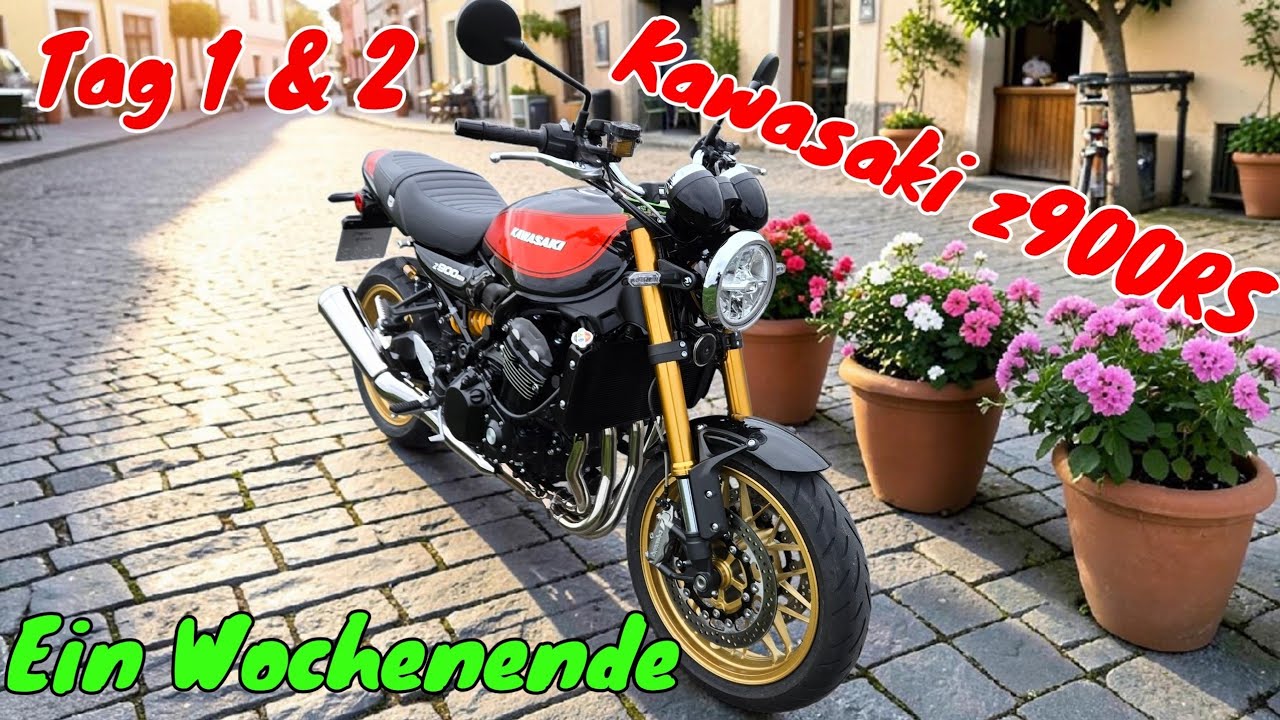 Kawasaki z900RS 2026 | Ein ganzes langes Wochenende | Sound, Licht, Fahrt mit Sozius und mehr 