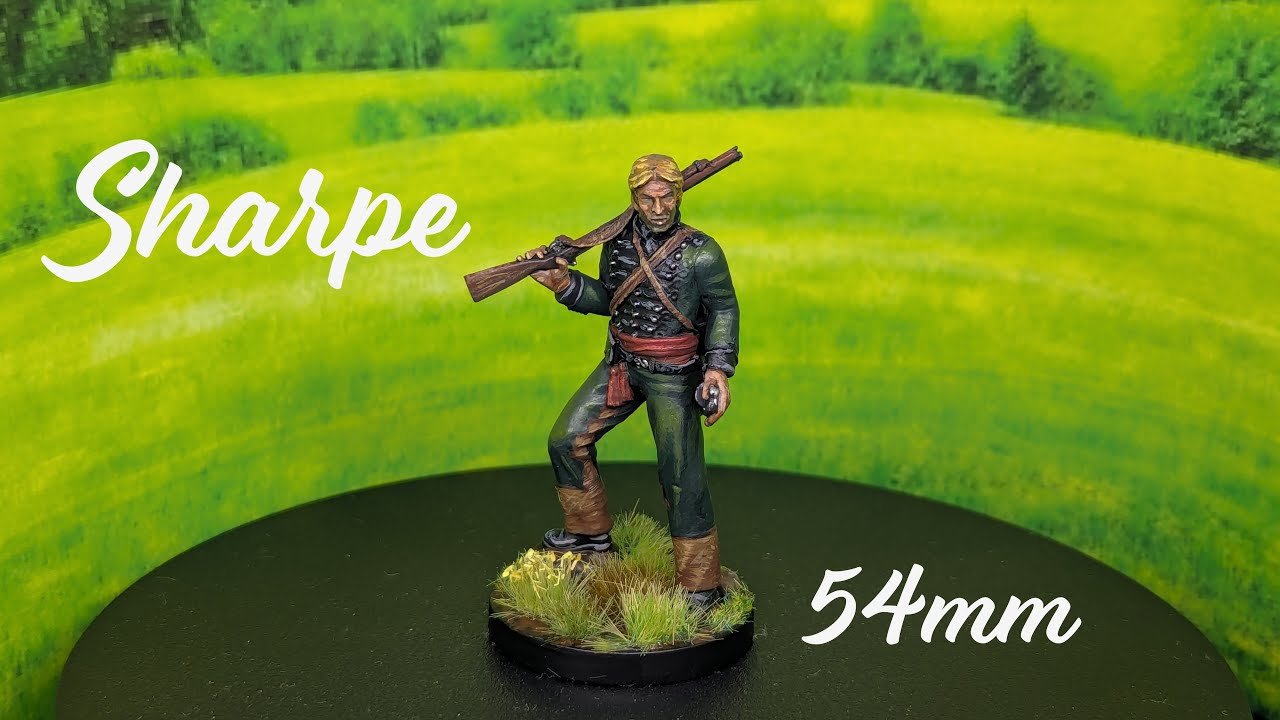 Painting 54mm Richard Sharpe from Wargames Atlantic