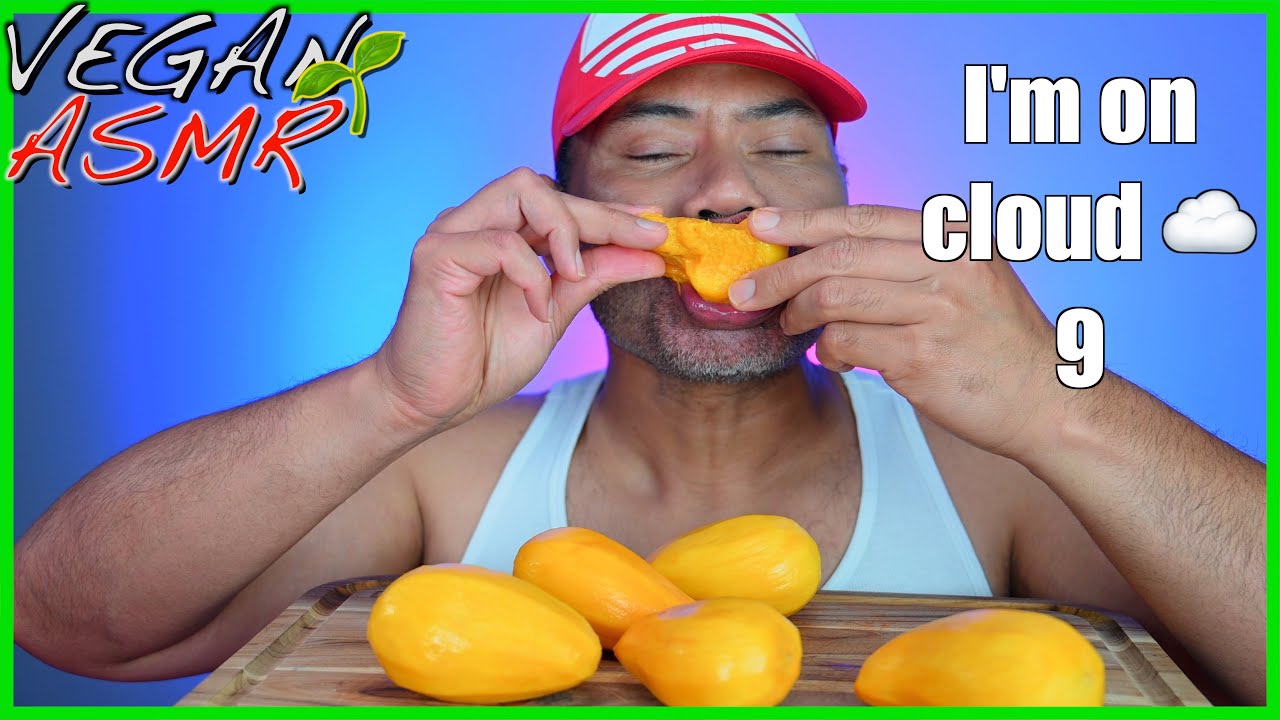 Organic Mangos | ASMR VEGAN MUKBANG | REAL EATING SOUNDS | PitaEats.