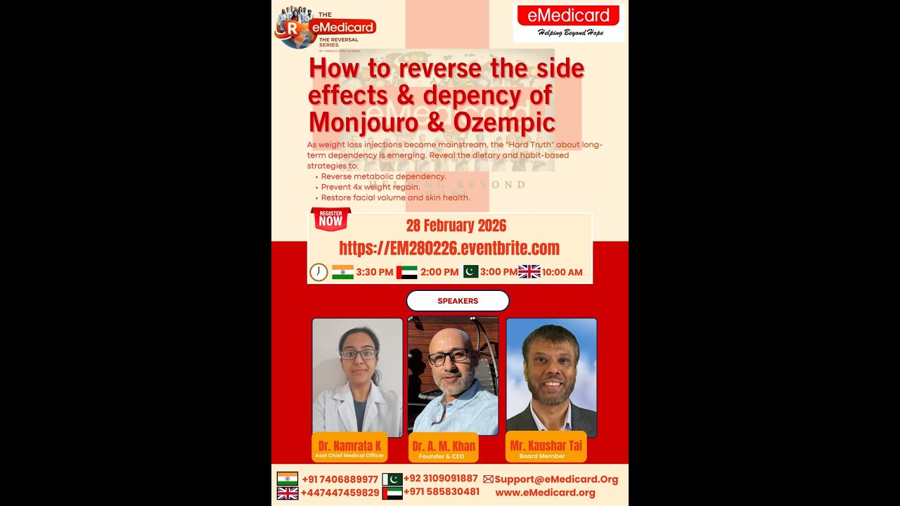 How to reverse the side effects & depency of Monjouro & Ozempic