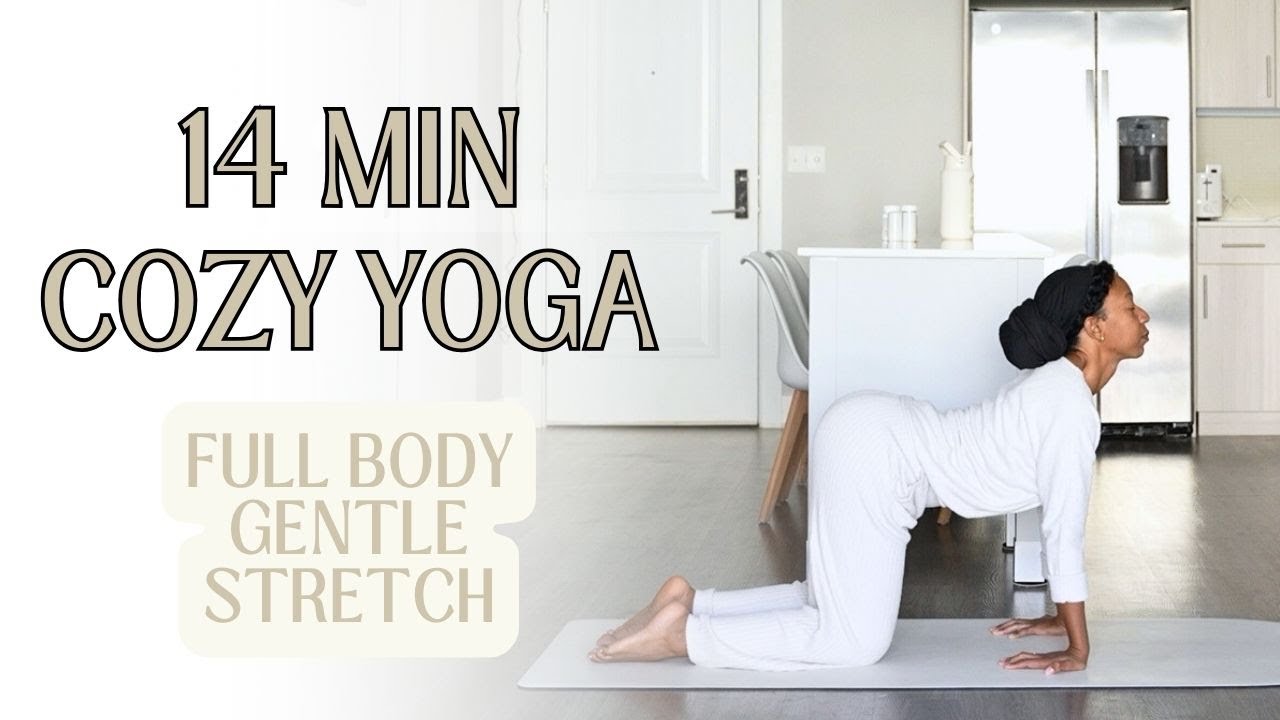 COZY YOGA | Do this when you're really sore...you can even stay in your sweatpants. 😉