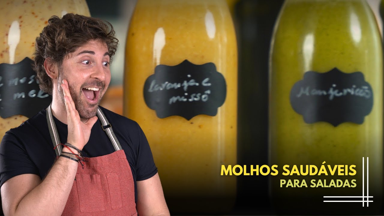 4 Molhos Caseiros Para Salada | Fáceis, Saudáveis e Cheios de Sabor! 🥗✨- Chef Felipe Caputo