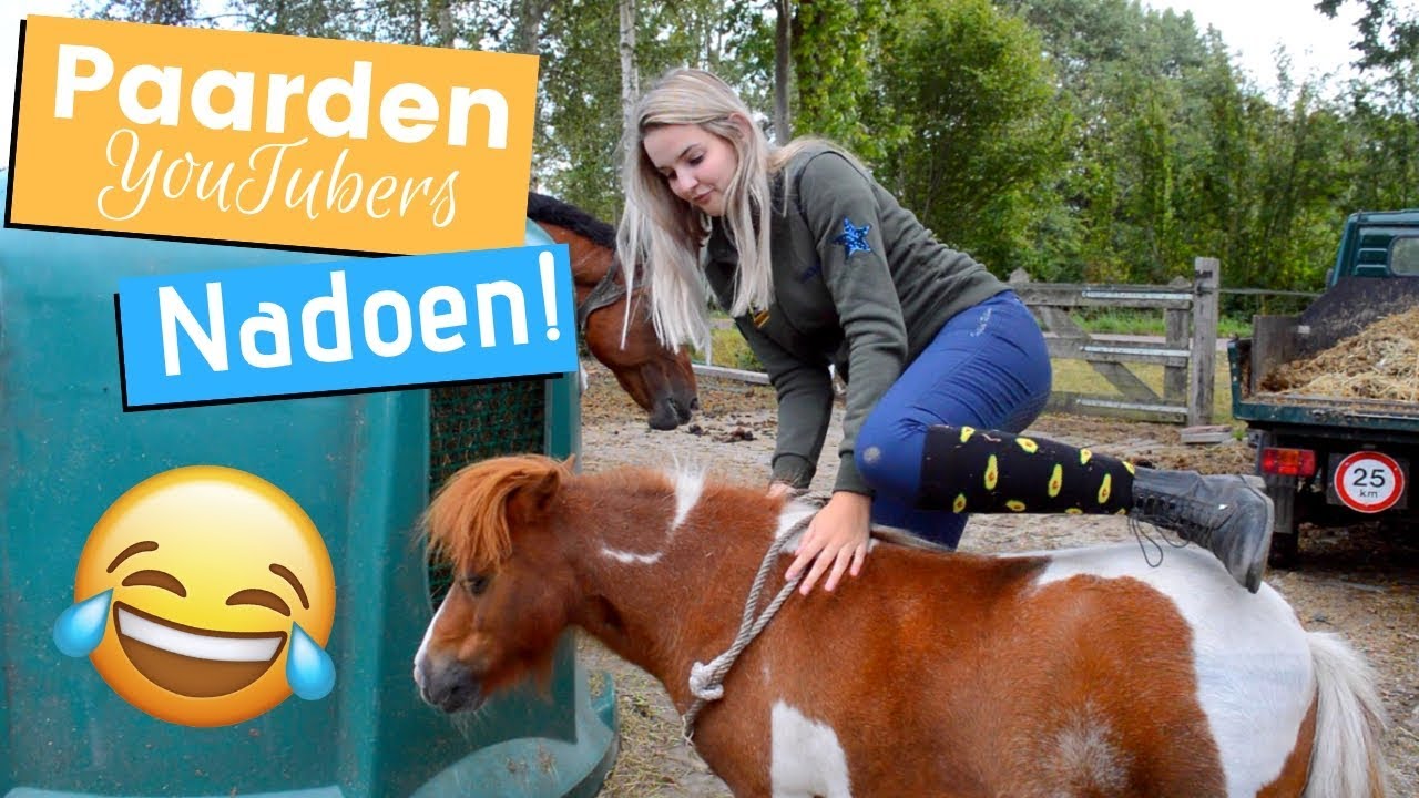 Paarden YouTubers NADOEN! 😂 | Ft. EquiTality
