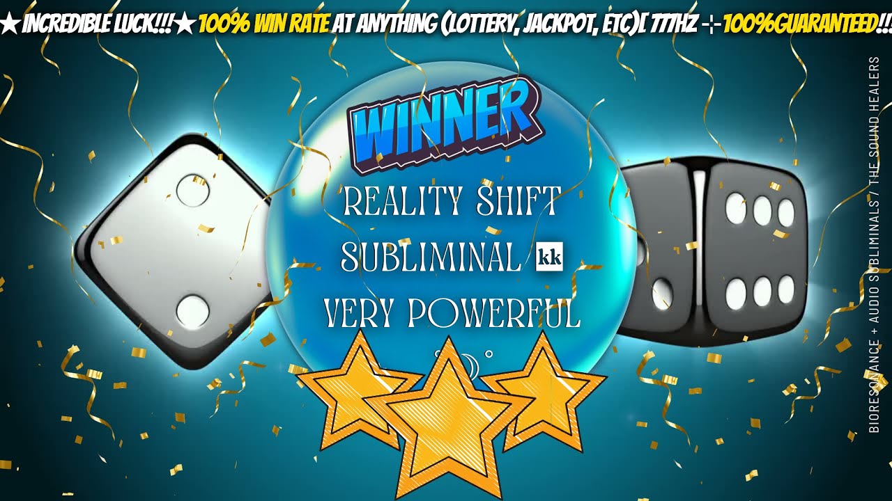 ★INCREDIBLE LUCK!!!★WIN AT ANYTHING (LOTTERY, JACKPOT, MEGAMILLIONS, ETC)[ 777hz ⊹ SUBLIMINAL!⊹]･*⋆