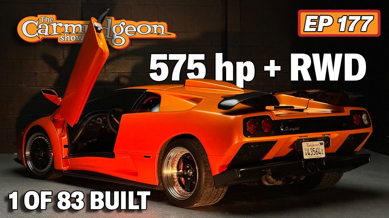Driving A Rare Lamborghini Diablo GT &mdash; The Carmudgeon Show Jason Cammisa & Derek Tam-Scott &mdash; Ep 177