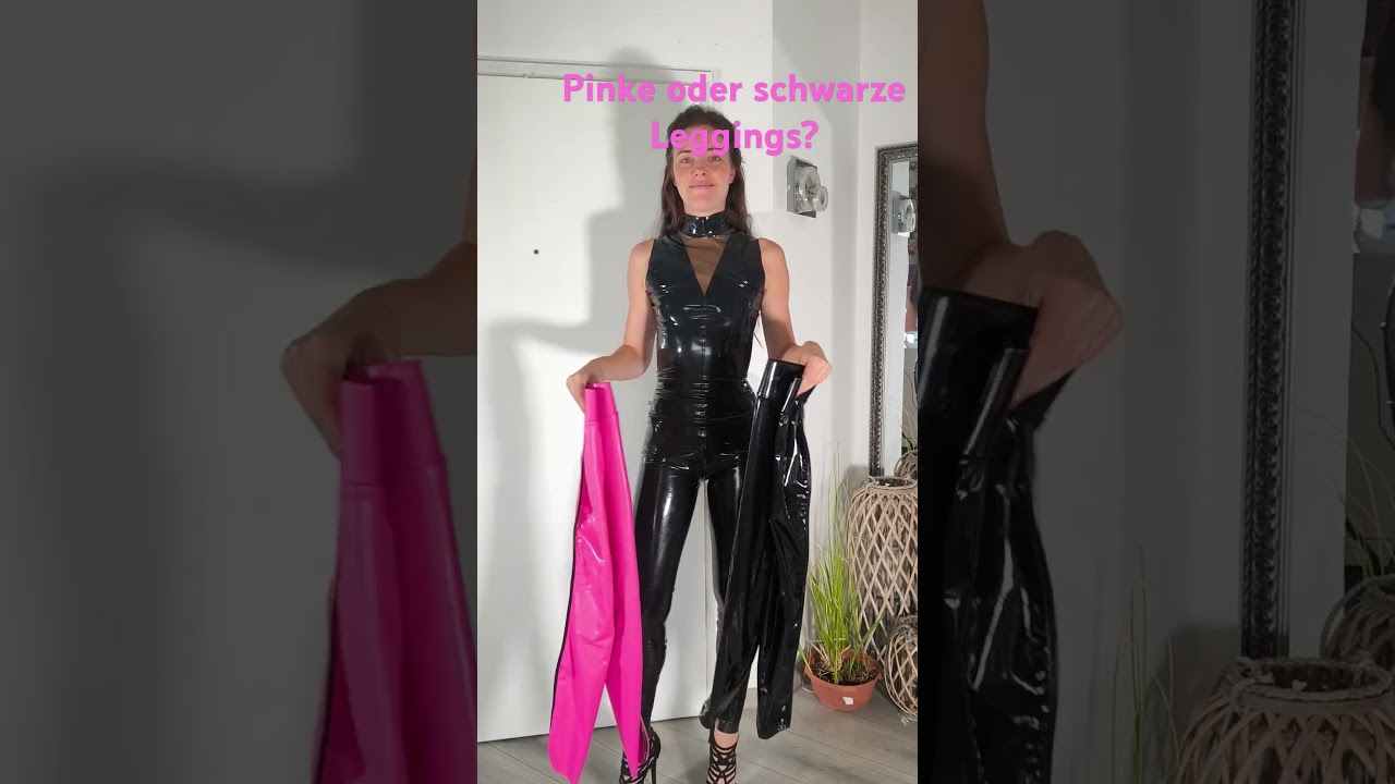 Pinke oder schwarze Leggings? #outfit #outfitoftheday