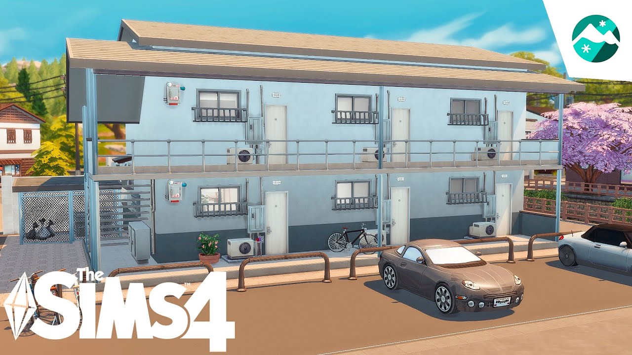 Japanese Apartment/アパート | NO CC | THE SIMS 4 | Stop Motion Speed Build