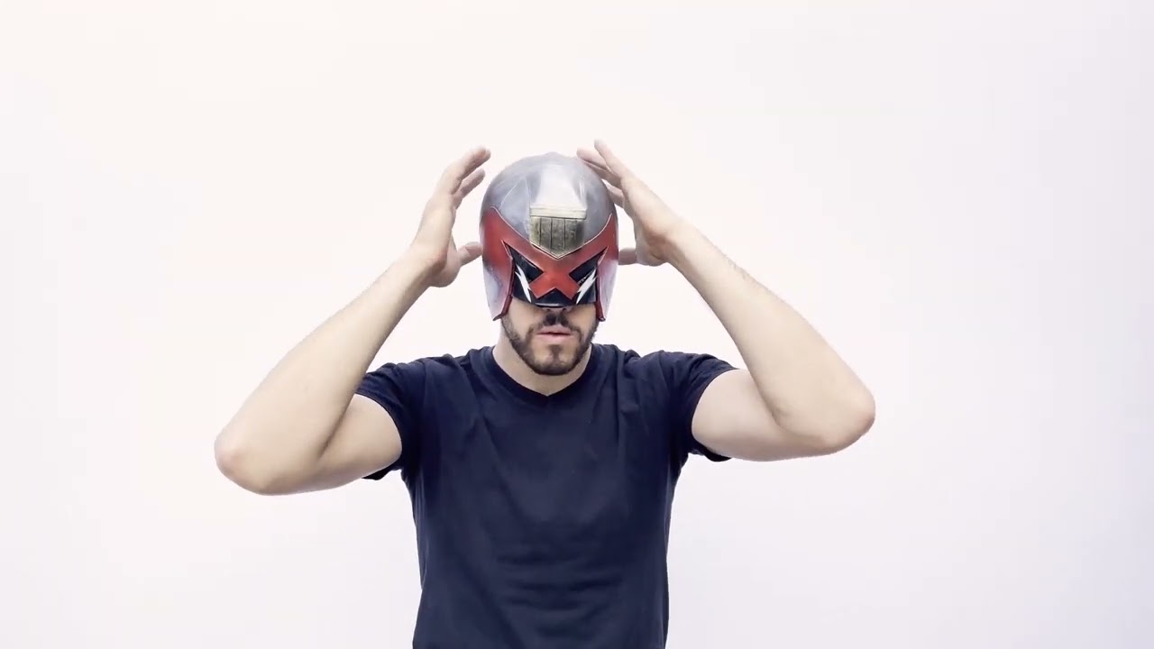 Máscara Judge Dredd Helmet Halloween Disfraz Terror 10247