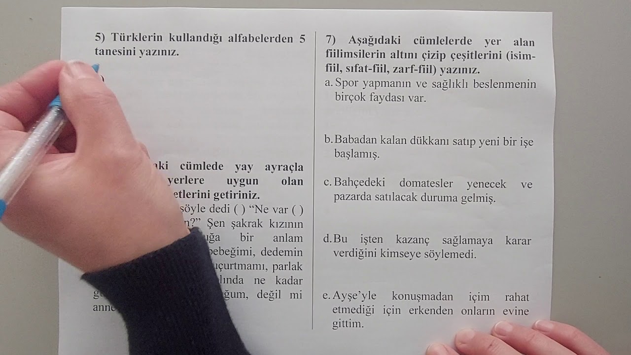HÜLYA HOCA İLE EDEBİYAT 10. SINIF 1. YAZILI SORULARI ÇÖZÜMÜ 🌻YENİ🌻