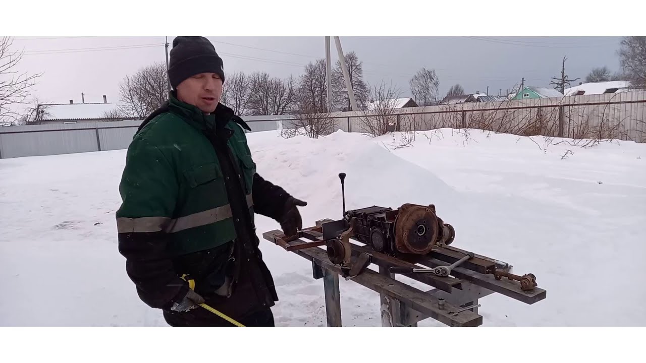 Мотоблок на базе КПП ЗАЗ. Рама, тормоза. Часть 3.