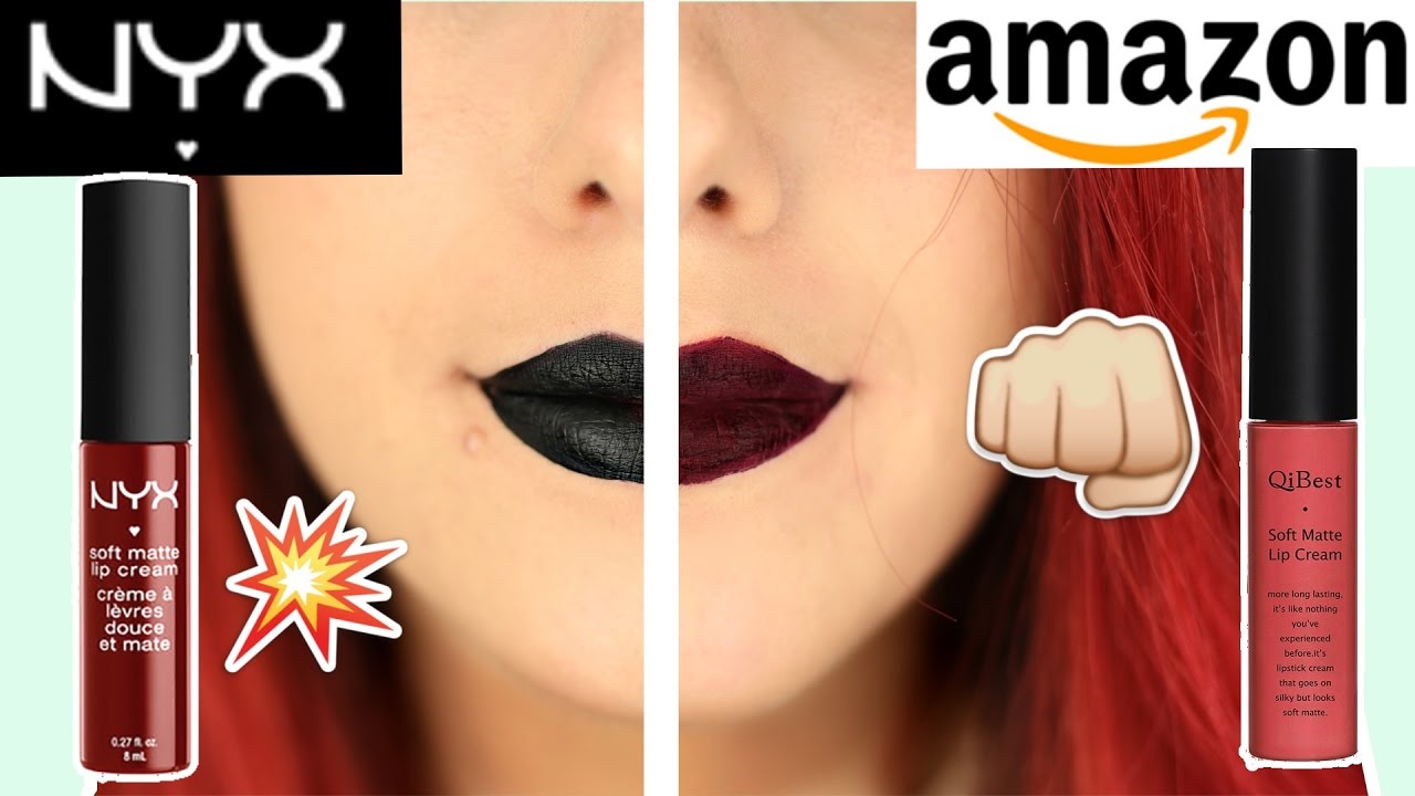 AMAZON 1€ Liquid Lipsticks I ORIGINAL VS FAKE I LIVE TEST! Luisacrashion