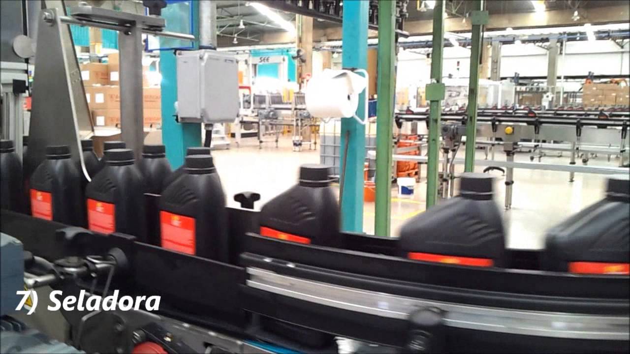 Veja todo o processo de envaze de lubrificantes