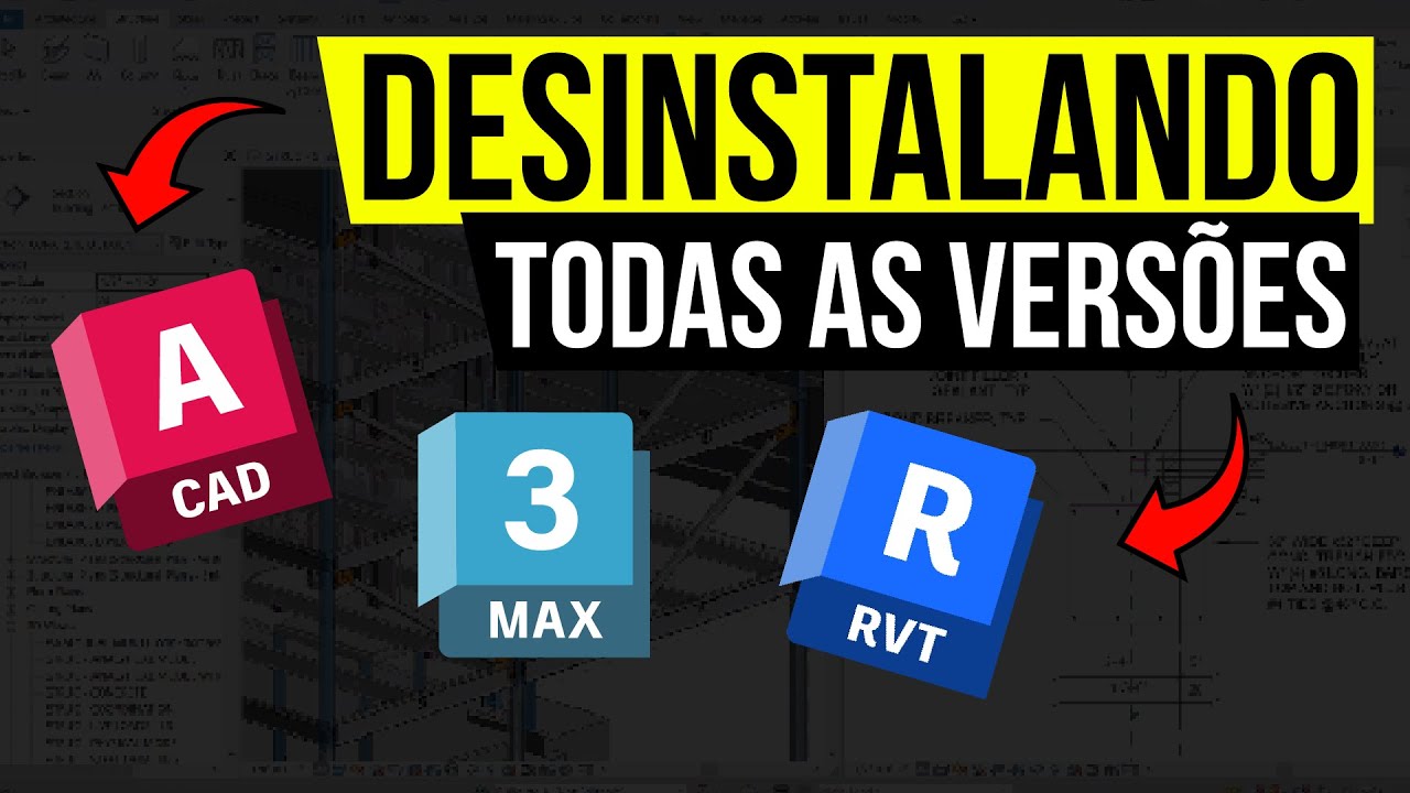 DESINSTALANDO QUALQUER VERSÃO AUTODESK (REVIT, AUTOCAD, ROBOT, CIVIL 3D ENTRE OUTROS)