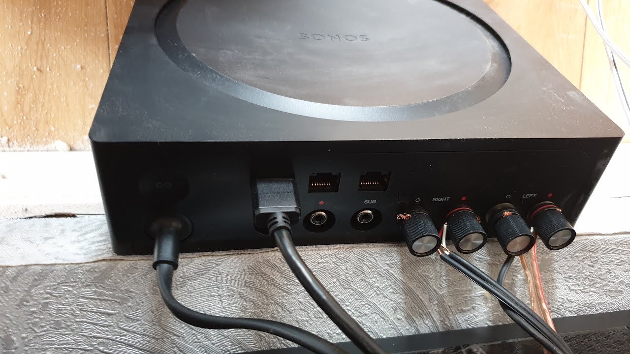 Sonos Amp. Quick look at an install we performed with ceiling speaker retrofit pictures.