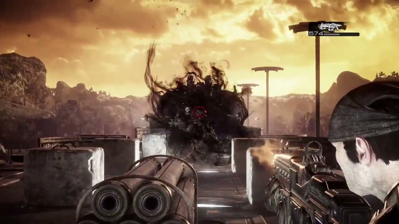 Defeating General Raam Insane Co-op Gears Reloaded