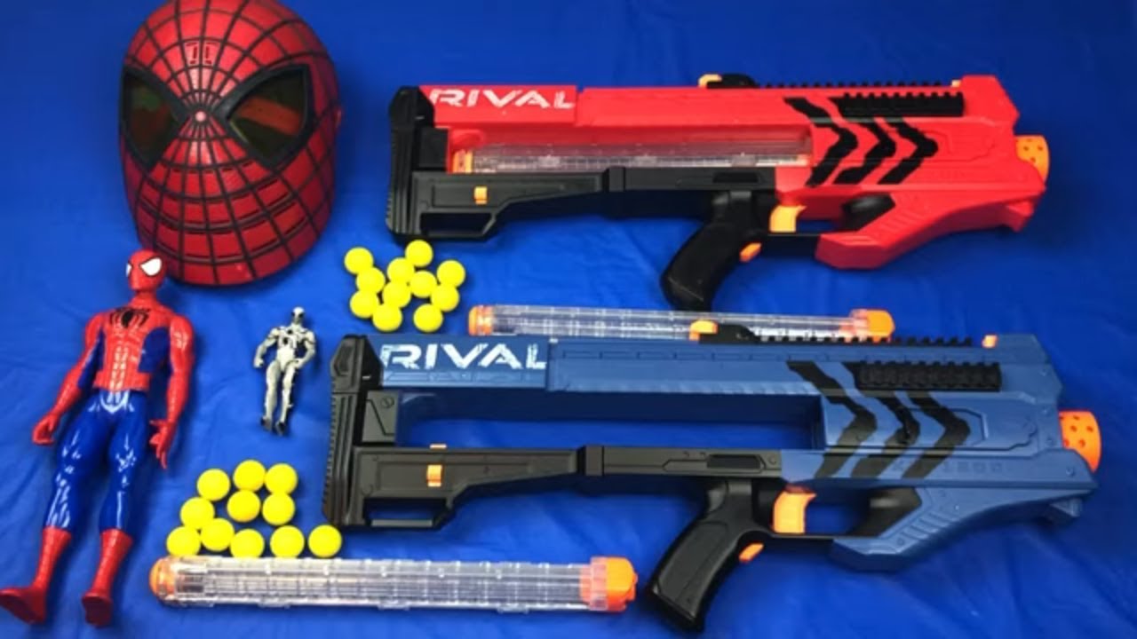 Spiderman Mask Nerf Rival Box of Toys Toy Guns