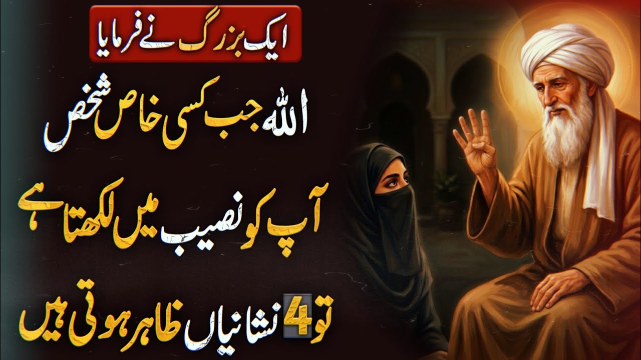 Allah Ki 4 Nishaniyan || When Allah writes a special person in your destiny, 4 signs appear..
