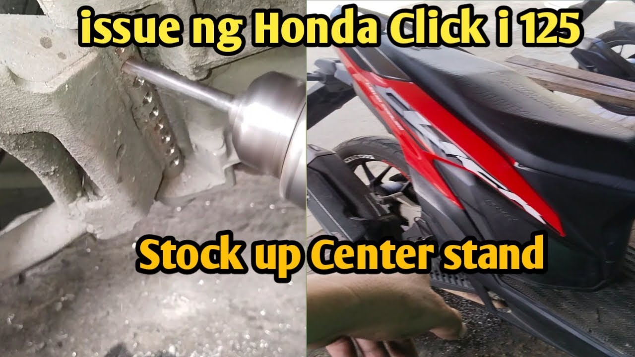 Issue ng Honda click i125 stock up Center stand