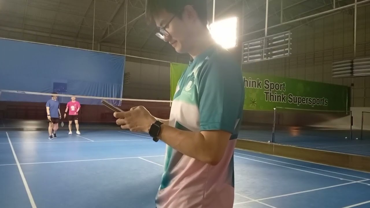 เกี๊ยง + ซัน // โอ้ค + ออม #badminton #กุ๊งกิ๊งชวนตีแบด #bad 