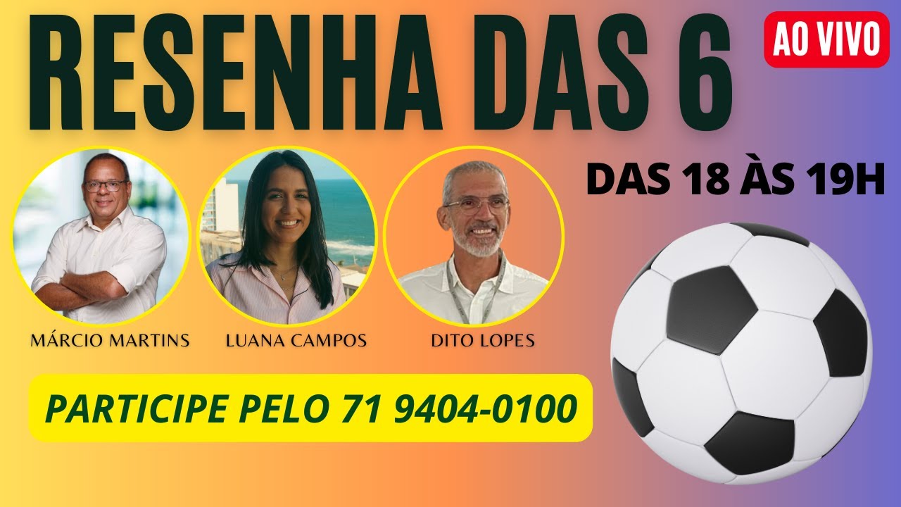 RESENHA DAS 6 (30/10/25)
