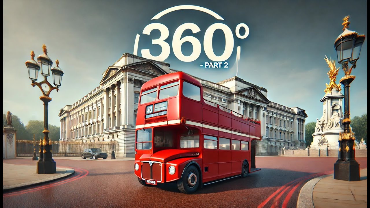 VR Landmarks of London by Tour Bus in 360&deg; VR - Part 2 | Virtual Vacation
