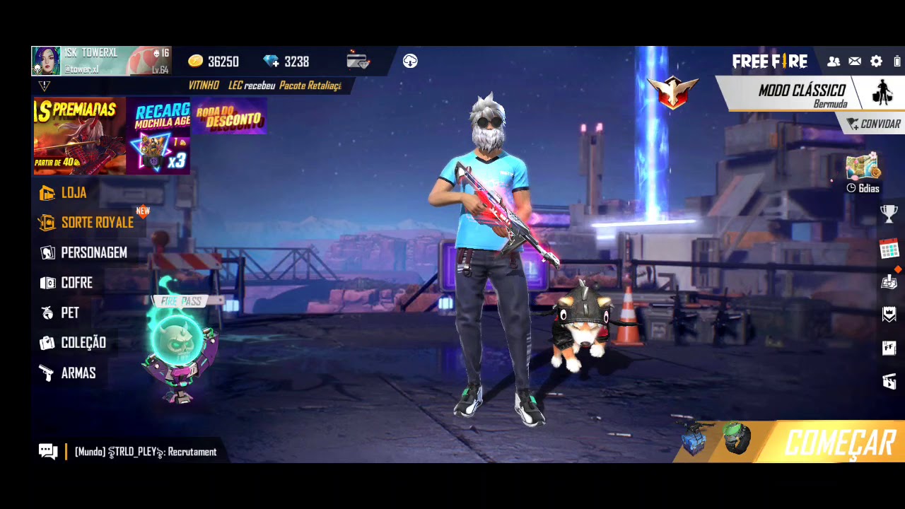 GASTANDO 3500 DIAMANTES PARA PEGAR A CALÇA ANGELICAL NO FREE FIRE, CONSEGUI?