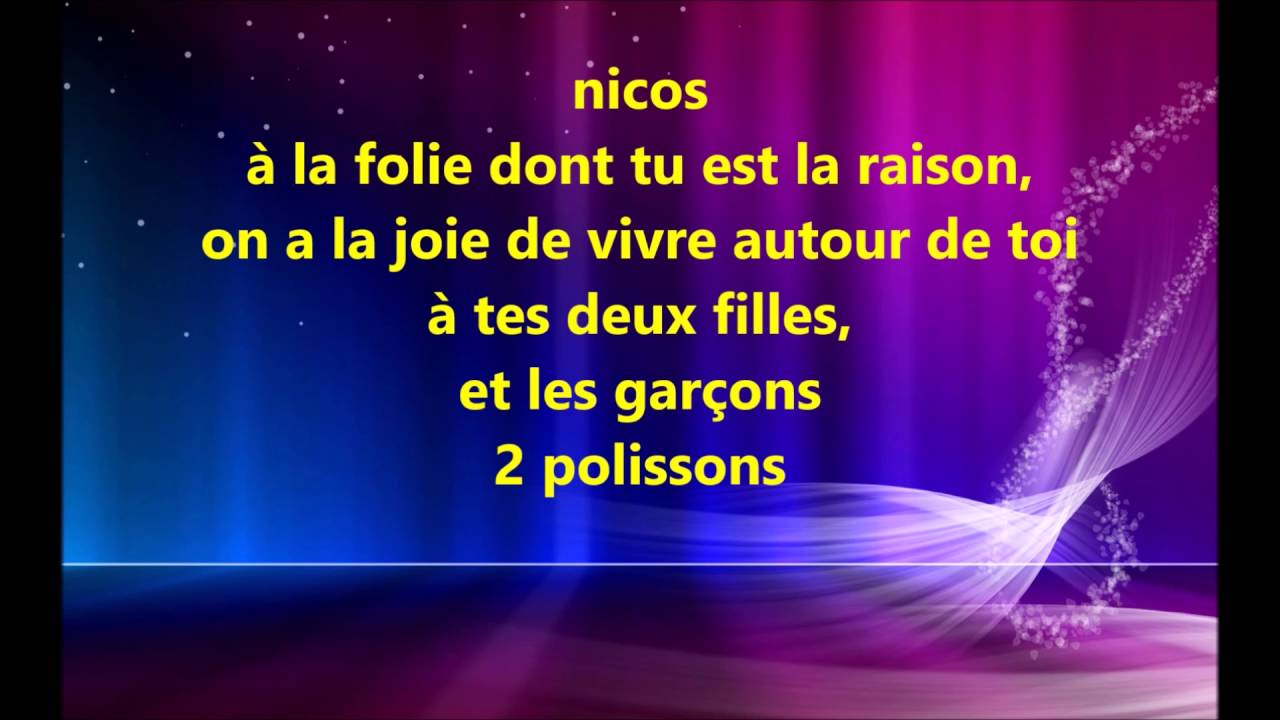 karaoke pour les 50 ans de nicos