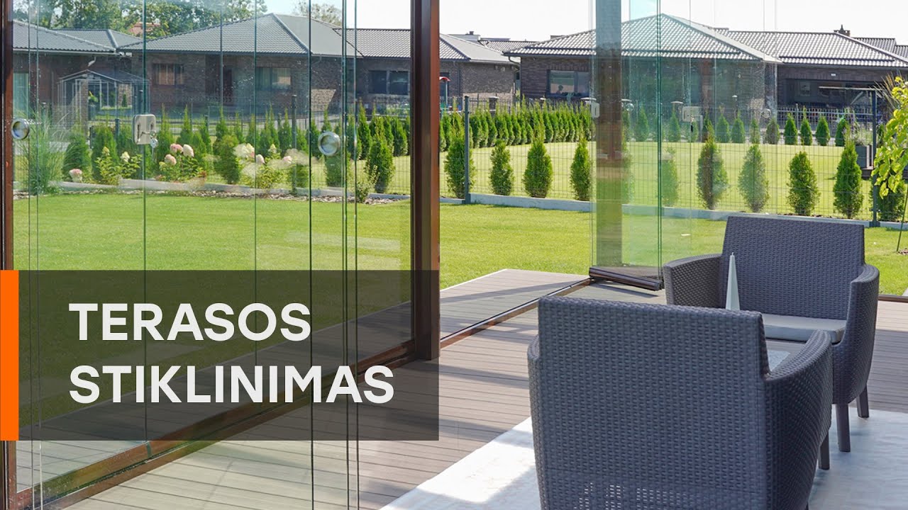 Terasos stiklinimas