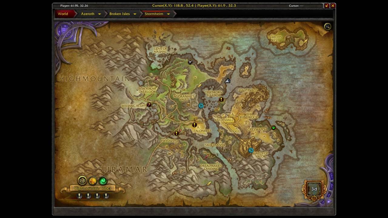 Legion Small Treasure Chest WoW Stormheim Straits of Hydrannon