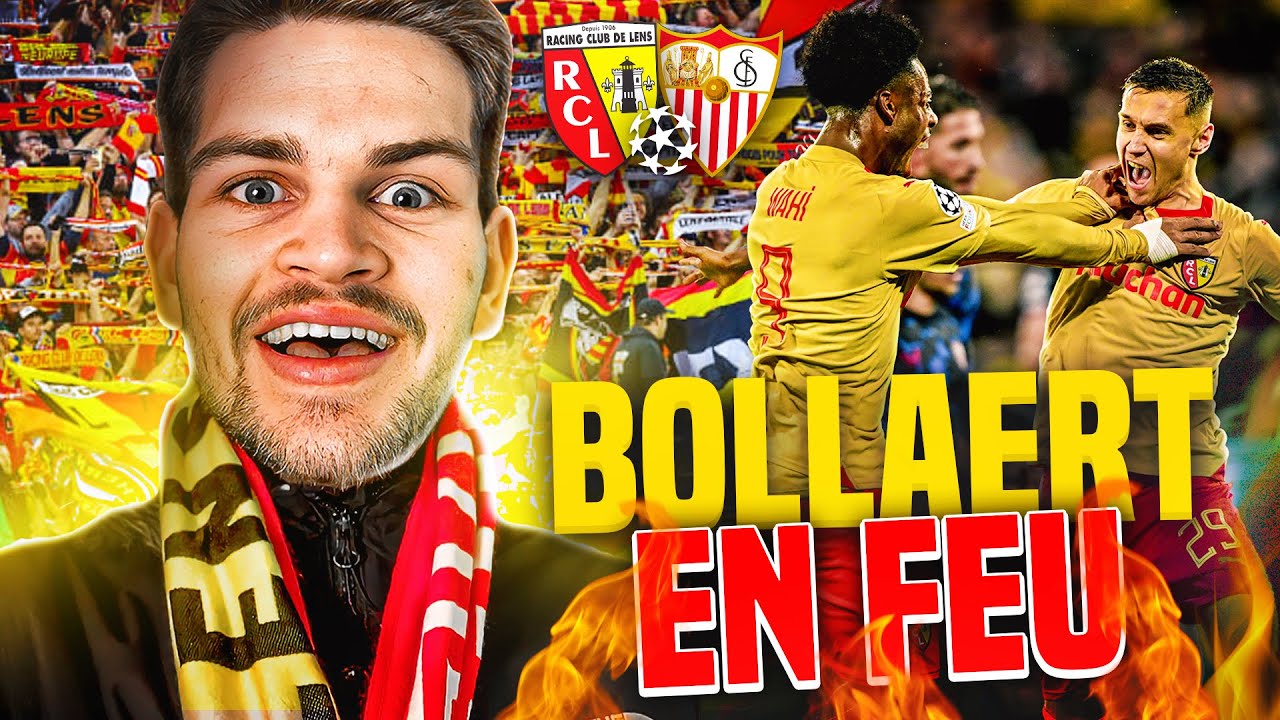 UNE SOIRÉE EUROPÉENNE DE FOLIE POUR LE RC LENS ! - (Vlog Lens 2-1 Séville 2023)