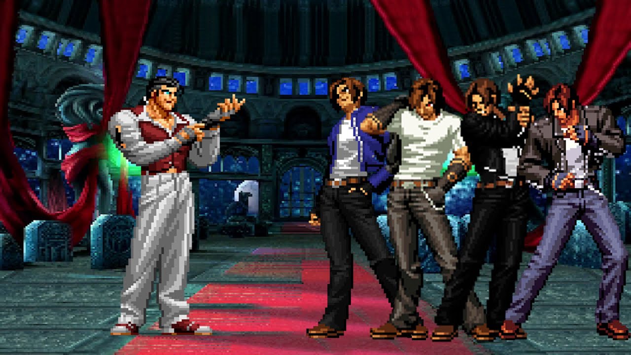 [KOF Mugen] Robert Keyser vs Kyo Kusanagi Team