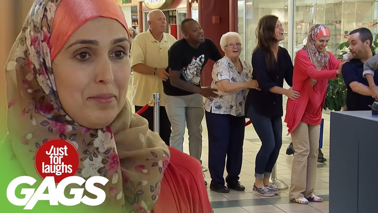 The Bunny Hop Dance in Line Prank!
