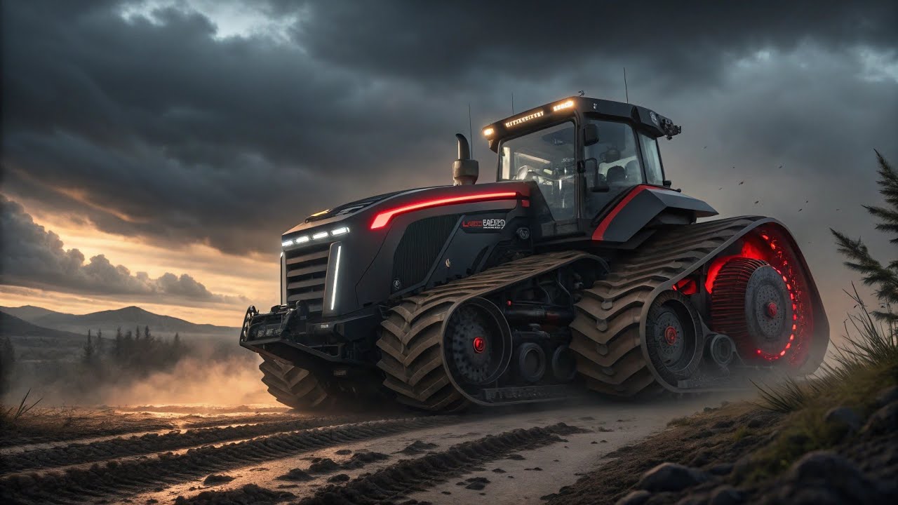 Futuristischer 2027 Traktor – High-Tech Landwirtschaft erleben