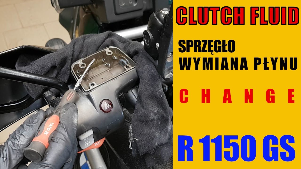 BMW R 1150 GS  sprzęgło wymiana płynu