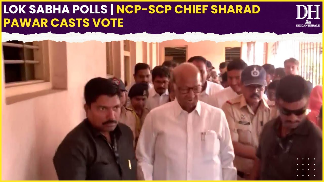 Sharad Pawar Voting | NCP-SCP Chief Casts Vote In Baramati | Lok Sabha Election Phase 3 Voting